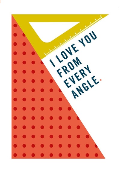 Valentine - I love you from every angle Card created by Rosie Robins