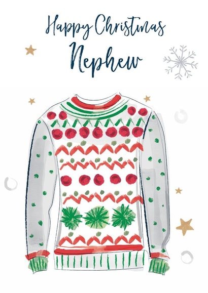 Happy Christmas Nephew created by Katie Phythian Design