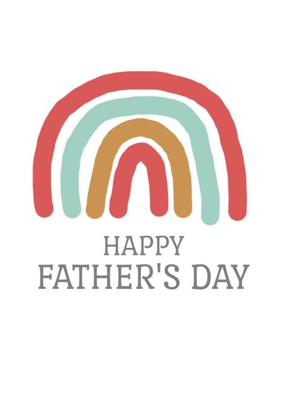 Happy Father's Day, Colourful, Cute created by DoodleCo