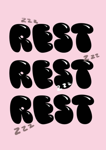 Girly Rest Get Well Card created by Alicia Ard