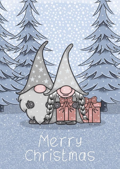 Snowy gnomes created by Bonny Shatwell