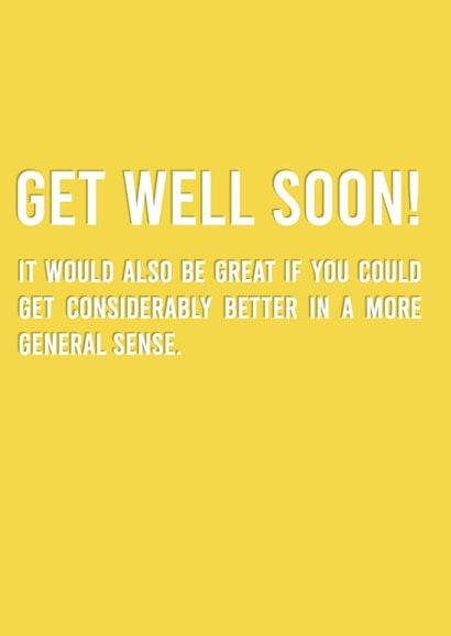 cheeky get well soon card created by metoyou