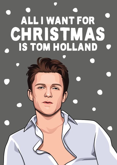 Tom Holland Christmas Card created by All Things Banter