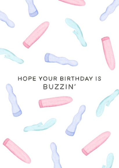 Hope Your Birthday is Buzzin' Birthday Card created by Debora Sofia