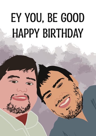 Tik tok ey you be good birthday card 1001 created by the.printclub