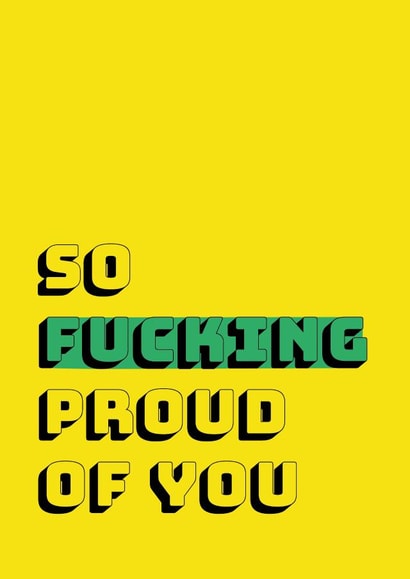 So Proud of You created by Wild Hearts Print Club