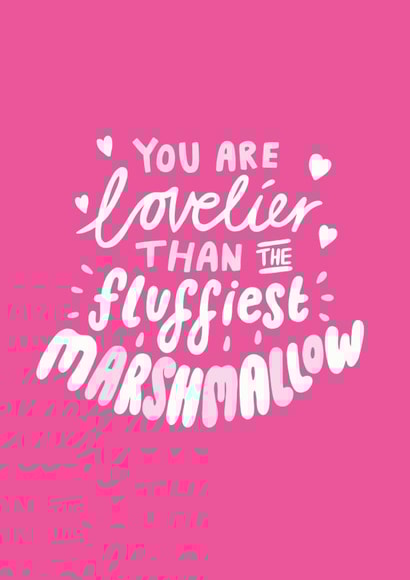 Cute pink thank you card for friends created by @studio27eleven