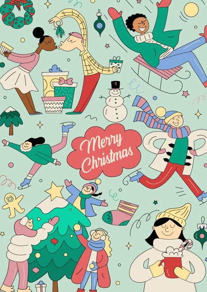 Festive Fun Christmas Card created by Thirty Mussels
