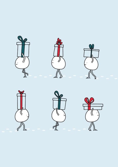 Christmas snowballs created by Anna Smith Design