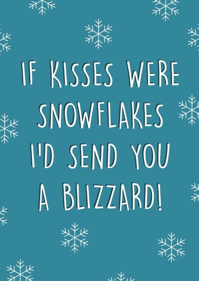 Kisses Christmas Card created by Canny Crafted