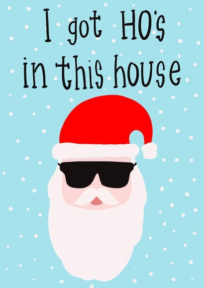 Cheeky santa card created by Kavita