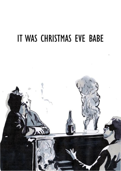 The Pogues Christmas Card - Fairytale of New York Christmas song lyrics created by Panda and the Prince
