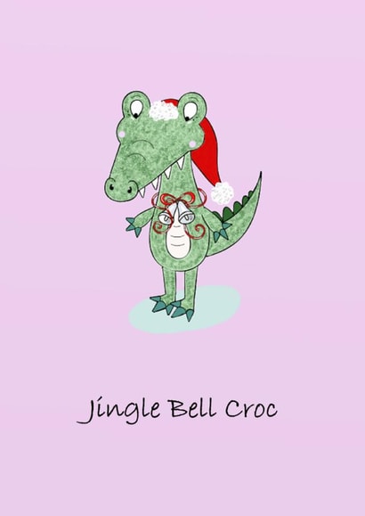 Jingle Bell Croc created by Quack Animal Art