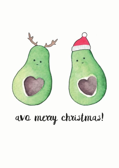 Avo Merry Christmas created by Nicole Julia