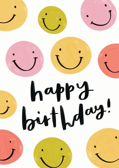 Smiley Faces Birthday created by Nicole Julia