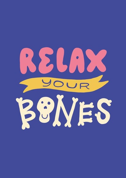 No Bones Day Get Well Soon Card created by @studio27eleven