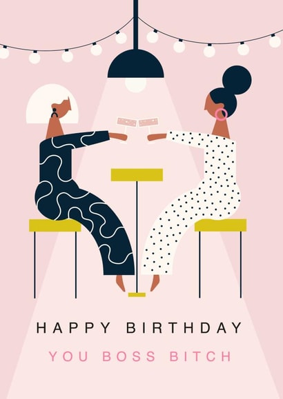 Happy Birthday Boss Bitch created by Duchess Plum
