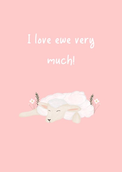 I love Ewe created by Ellen Cawley