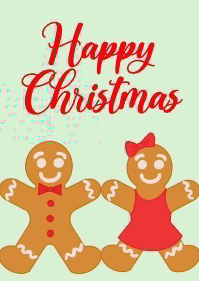 Gingerbread Couple card created by Stitch Me Up