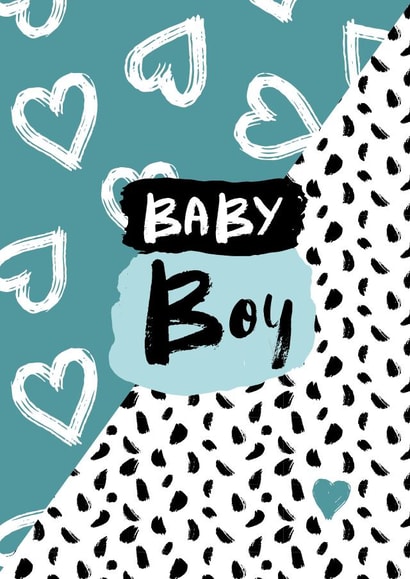 Baby boy hearts  created by Karin van der Vegt