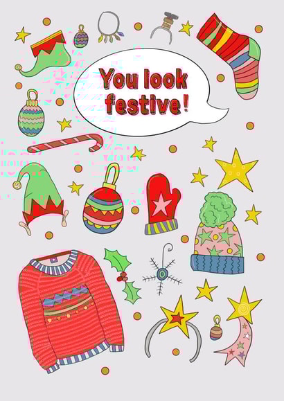 Festive Jumper Card created by The Illustrated Saying