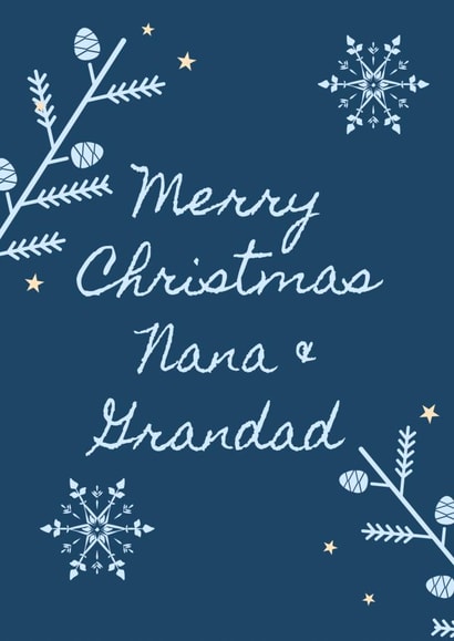 Merry Christmas nana and grandad  created by ERC Design