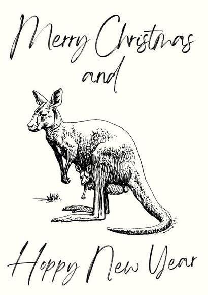 Hoppy New Year Christmas Card created by Lilac Hailstorm