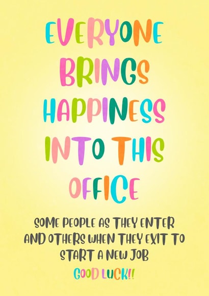 Cheeky Leaving Card created by Paper Wishes Co