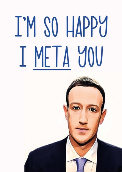 So Happy I Meta You Card created by Pack a Punch Designs