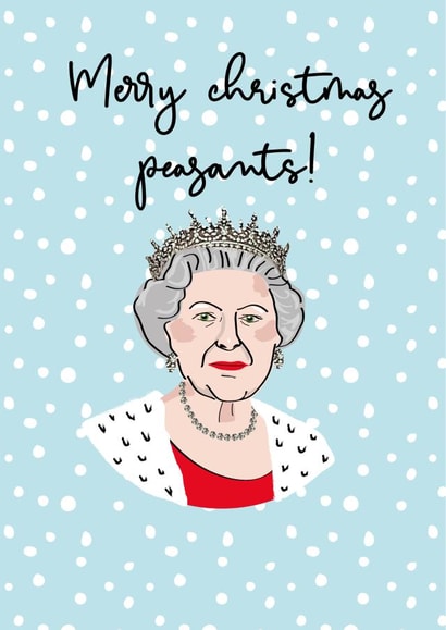 A right royal Christmas card created by JayneyD Designs