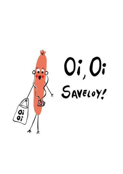 Saveloy Birthday Card created by The Doodle Apothecary