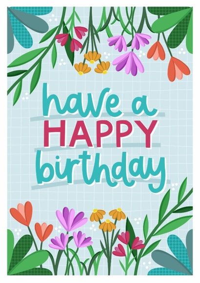 Bright, Floral Birthday Card created by Amy Writes