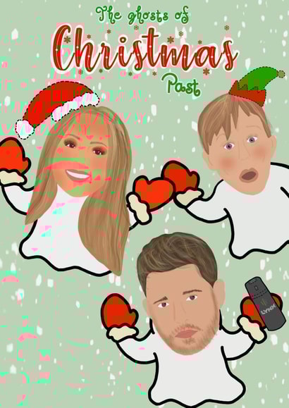 Ghosts of christmas past card created by charley creative