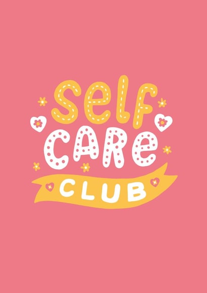 Self Care Club Friendship Card created by @studio27eleven