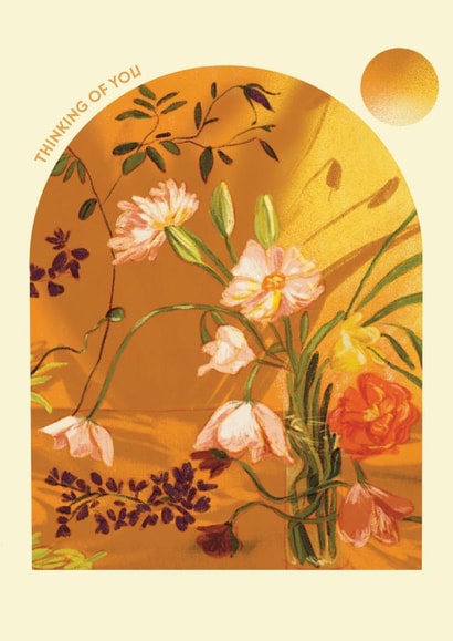 Thinking of you floral card created by Lione & Sheikh