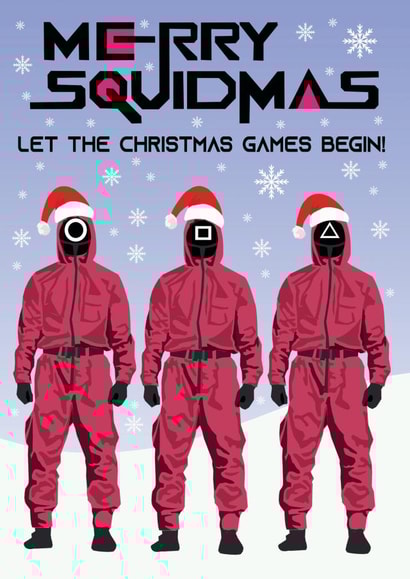Merry Squidmas - Squid Game Christmas Card created by Cheeky Chappy