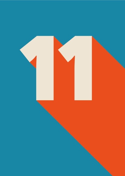 11! Happy birthday to the coolest of 11 year olds!! created by Amy Munro