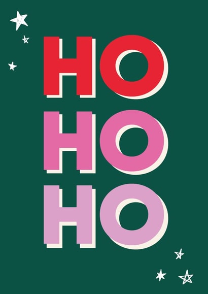 HO HO HO Christmas created by Gemini Greetings