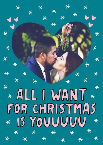 All I want for christmas is you photocard created by Angela Chick