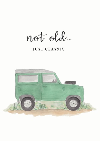 Land Rover Defender 90 Birthday Card created by Beloved Creations