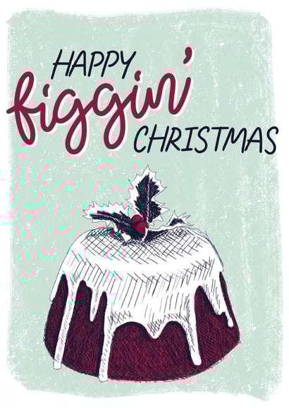 Happy Figgin' Christmas created by Squiggle Scribble