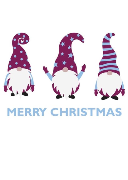 Aston Villa Gnome Christmas Card created by Maevii Designs