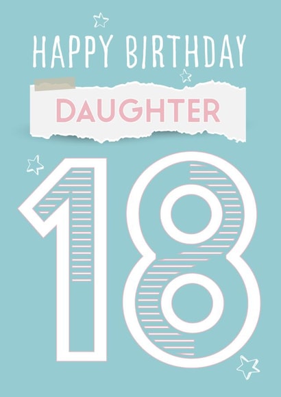 Happy birthday daughter 18 created by Betty Kitten