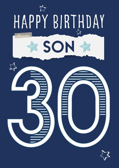 Happy birthday Son 30 created by Betty Kitten