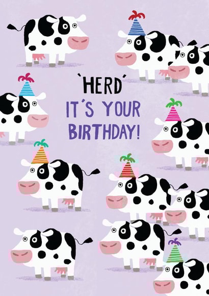 'Herd' it's your birthday! created by Pencilface