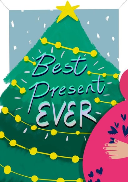 Best present ever bump card created by Sinead Peyton