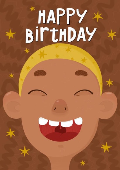 Birthday cut card created by Katerina Ren