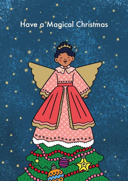 Have a Magical Christmas card created by Emelia Brooks