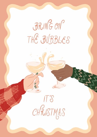 Bring on the bubbles, it's Christmas! created by Enyou Draws