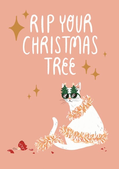 Christmas Cat created by Enyou Draws